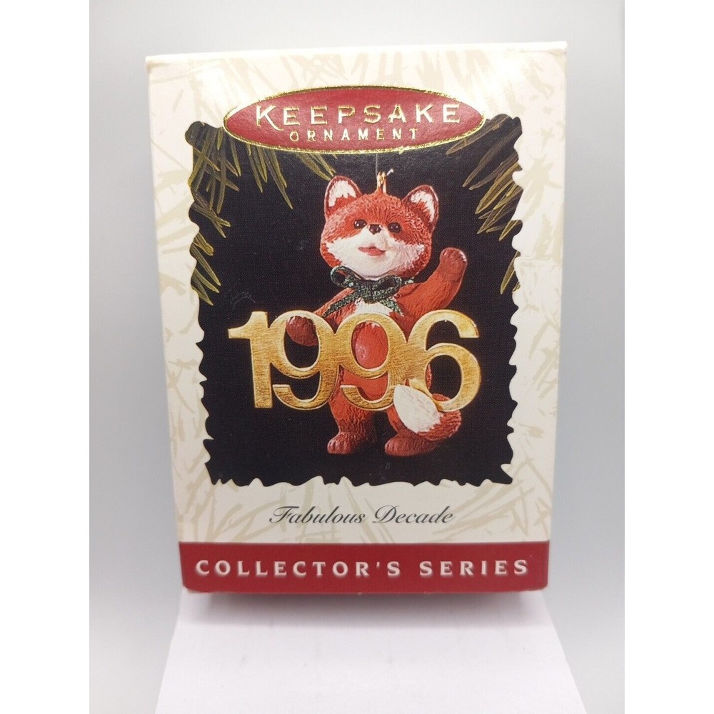 Hallmark Keepsake Ornament Fabulous Decade 1996 Fox #7 in Series